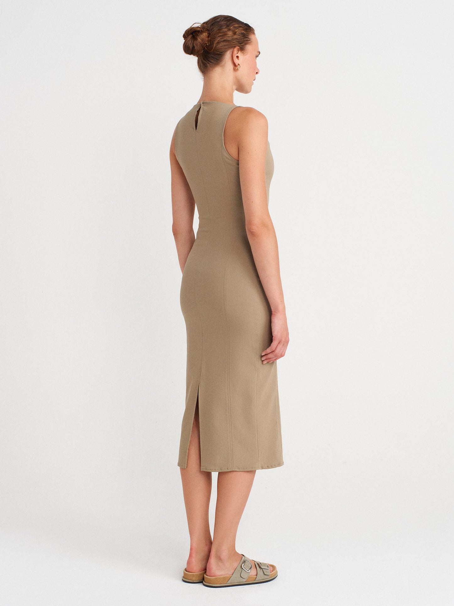 Body-Styling Midi Dress