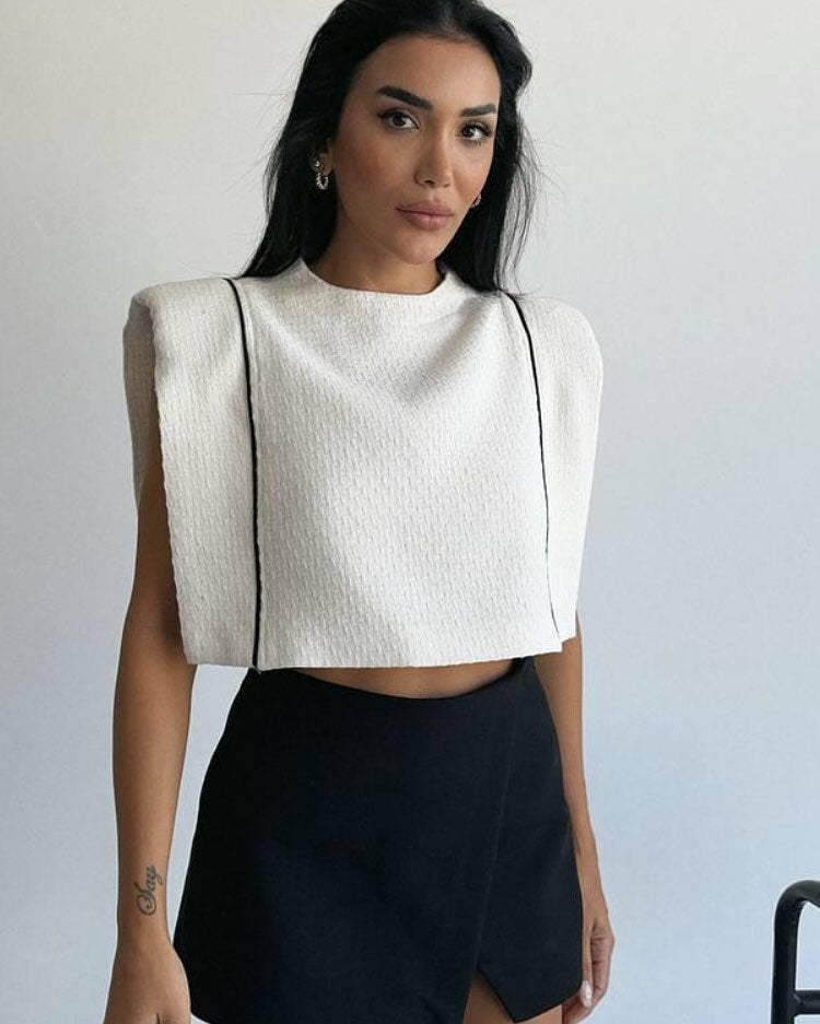 Diamond printed jumper